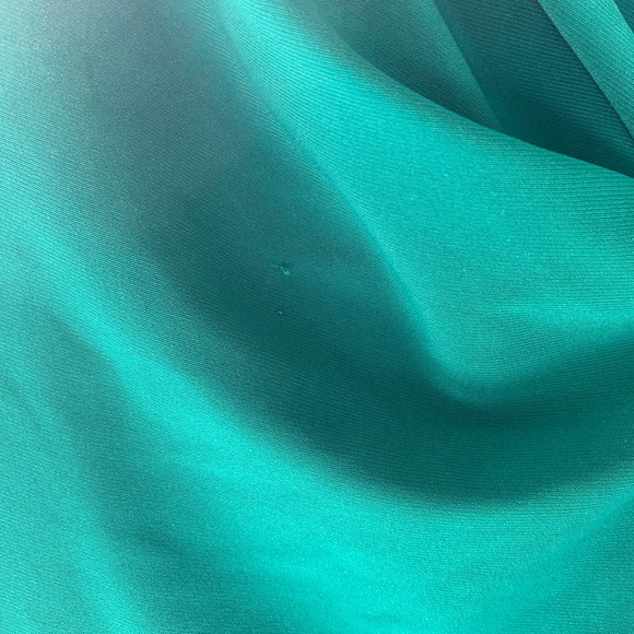 Ralph Lauren mock wrap emerald green dress - Picture 3 of 3